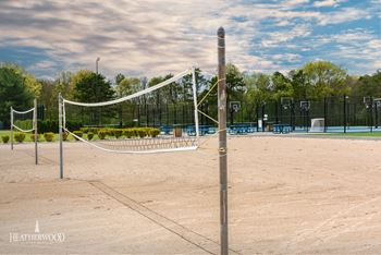 Beach volleyball courts 